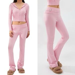 Y2K Pink Tracksuit Pants